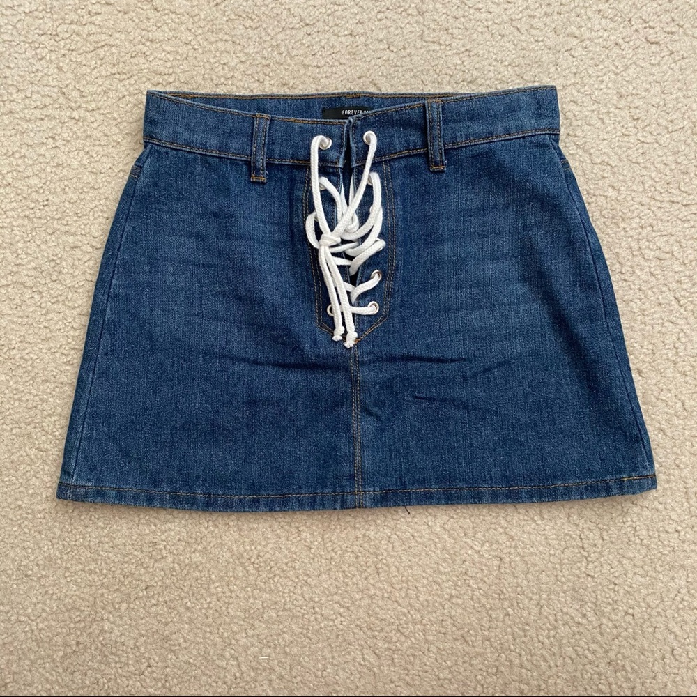 Denim skirt